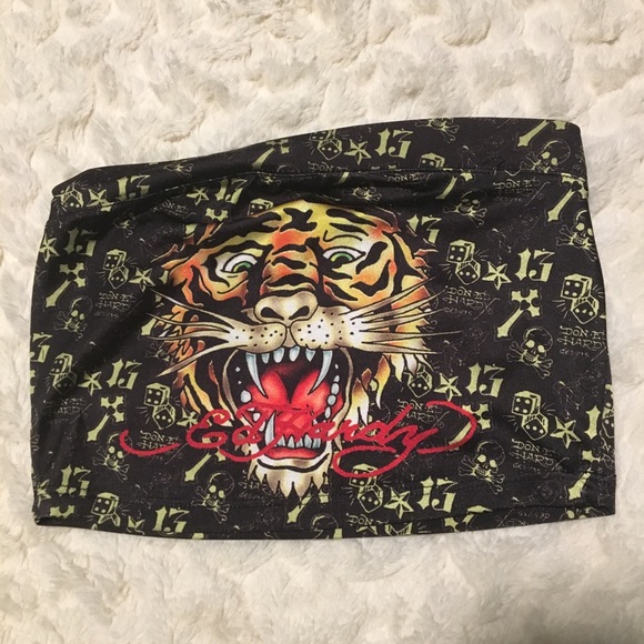 Tops - Ed Hardy - tube top